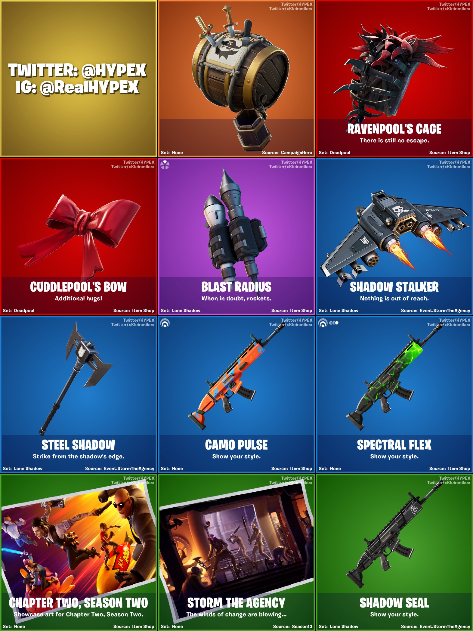 Fortnite Chapter 2: Season 2 Leaked Skins & Cosmetics Found In V12.60